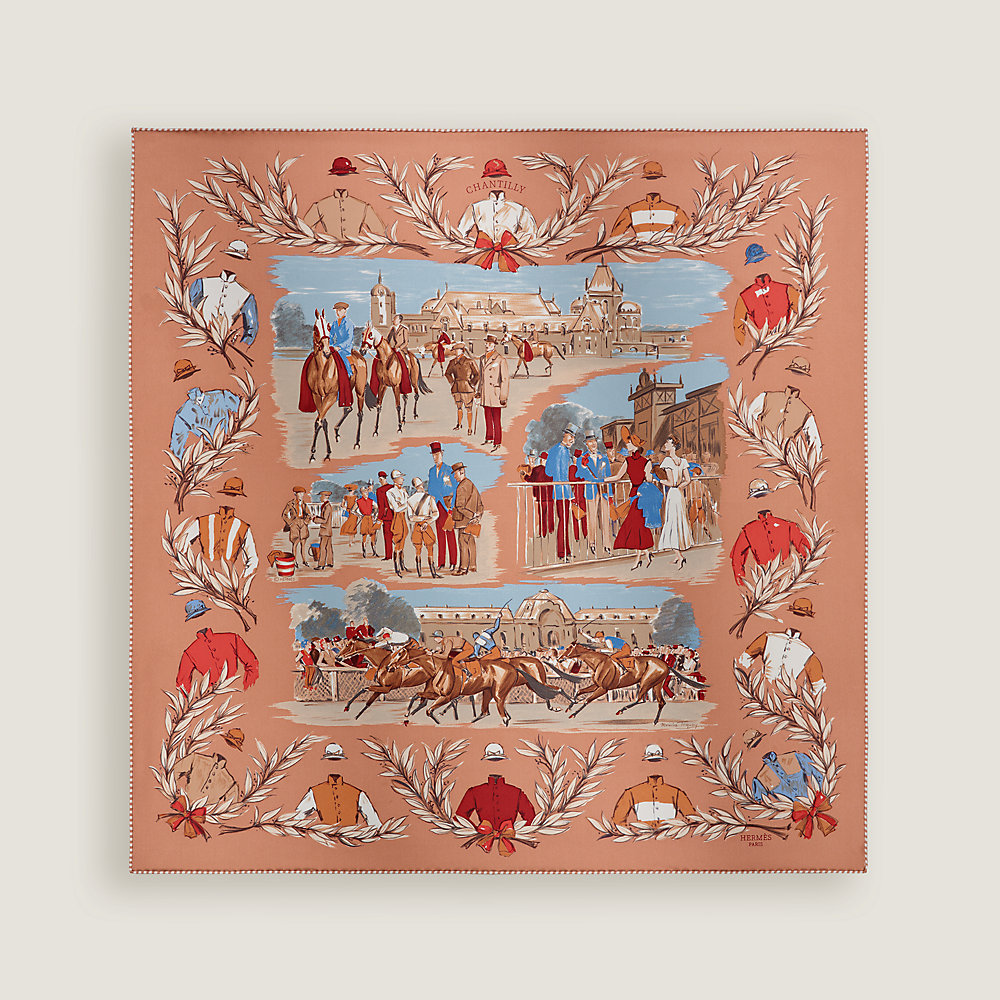 Champ de Courses a Chantilly scarf 70 | Hermès USA